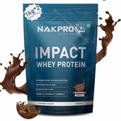 1 - Nakpro Impact Whey Protein,  2.2 lb  Chocolate (Pack of 2) 