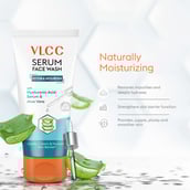 4 - VLCC Hydra Nourish Serum Face Wash,  100 ml  with Hyaluronic Acid Serum & Aloe Vera 