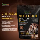7 - Vitaminnica Vita Gold Whey Protein Blend,  1.98 lb  Irish Cream Chocolate 