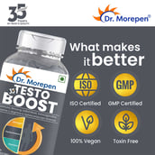 3 - Dr. Morepen Testo Boost,  60 tablet(s)  Unflavoured (Pack of 2) 