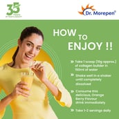 4 - Dr. Morepen Natural Collagen Builder,  250 g  Orange Berry (Pack of 2) 