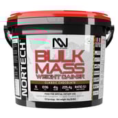 1 - Nortech Nutrition Bulk Mass Weight Gainer,  8.8 lb  Classic Chocolate 