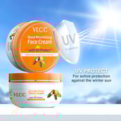 4 - VLCC Deep Nourishing Face Cream,  200 g  with UV Protect 