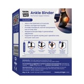 9 - Tata 1mg Ankle Binder,  Black  Small 