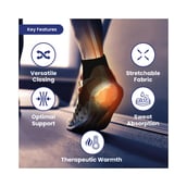 2 - Tata 1mg Ankle Binder,  Black  Large 