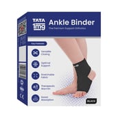 4 - Tata 1mg Ankle Binder, Black Medium