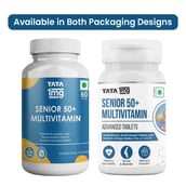 9 - Tata 1mg Senior 50+ Multivitamin,  Unflavoured  60 tablet(s) 
