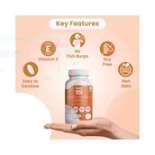 7 - Tata 1mg Salmon Omega 3 Fish Oil,  60 capsules 