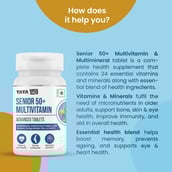 3 - Tata 1mg Senior 50+ Multivitamin,  Unflavoured  60 tablet(s) 