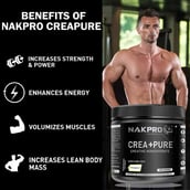 7 - Nakpro Crea+Pure Creatine Monohydrate,  Unflavoured  0.55 lb 