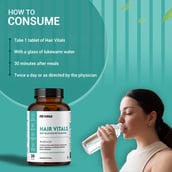 5 - Nirvasa Hair Vitals DHT Blocker with Biotin, 30 tablet(s) Unflavoured