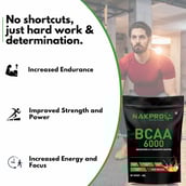 6 - Nakpro BCAA 6000, 0.88 lb 40 Servings Fruit Mocktail
