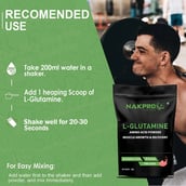 5 - Nakpro L-Glutamine,  0.66 lb  Pink Guava 