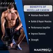 5 - Nakpro Micellar Casein Protein,  2.2 lb  Double Rich Chocolate (Pack of 2) 
