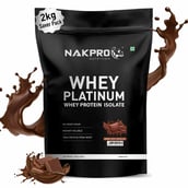 1 - Nakpro Whey Platinum Whey Protein Isolate,  4.4 lb  Double Rich Chocolate 
