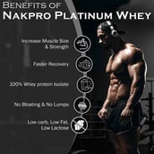 5 - Nakpro Whey Platinum Whey Protein Isolate, 1.1 lb Lychee