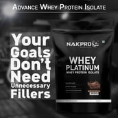 7 - Nakpro Whey Platinum Whey Protein Isolate,  4.4 lb  Double Rich Chocolate 