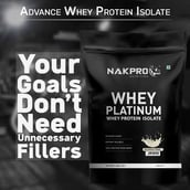 7 - Nakpro Whey Platinum Whey Protein Isolate,  1.1 lb  Milk Masala 