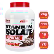 SAN Titanium Isolate Supreme,  4.62 lb  Delicious Milk Chocolate 