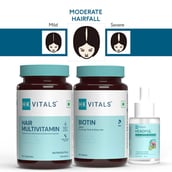 4 - HealthKart HK Vitals Female Hair Fall Solution,  Moderate 