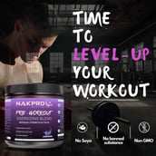 6 - Nakpro Pre-Workout,  0.55 lb  Blueberry (Jar) 