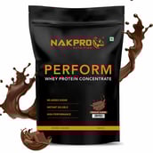 1 - Nakpro Perform Whey Protein Concentrate 2.2 lb & Creatine Monohydrate 0.22 lb Combo, 2 Piece(s)/Pack Chocolate & Fruit Punch
