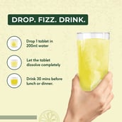 6 - HealthKart HK Vitals ACV 750 mg Effervescent, 15 tablet(s) Lime & Lemon