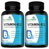 1 - Simply Herbal Vitamin B12,  100 capsules  Unflavoured (Pack of 2) 