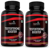 1 - Simply Herbal Testosterone Booster,  60 capsules  Unflavoured (Pack of 2) 