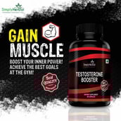 2 - Simply Herbal Testosterone Booster,  60 capsules  Unflavoured (Pack of 2) 