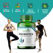 6 - Simply Herbal Probiotics 50 Billion CFU Strains,  60 capsules  Unflavoured (Pack of 3) 