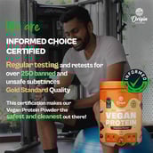 7 - Origin Nutrition Daily Vegan Protein,  0.60 lb  Chocolate (Pack of 2) 