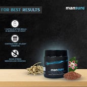 3 - ManSure Testosterone Booster,  60 capsules  Unflavoured 