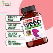 2 - Humming Herbs Horny Goat Weed with Maca Root,  90 capsules 