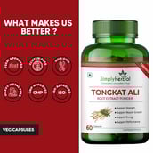 5 - Simply Herbal Tongkat Ali 1000mg,  60 capsules 