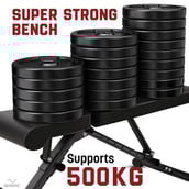 3 - SLOVIC Adjustable Gym Bench for Home Workout Incline Decline Bench with 7 Positions - Black