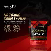 5 - MuscleXP Original Raw Whey Protein with Digestive Enzymes,  2.2 lb  Unflavoured 