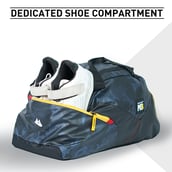 3 - MuscleBlaze Training Bag with Shoe Compartment,  Camo Navy 45 L 