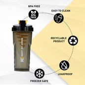 4 - MuscleBlaze Cyclone Shaker,  Black  700 ml 