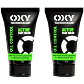 Oxy Oil Control Active Face Wash for Men Pack of 2,  50 g  for All Skin Types 