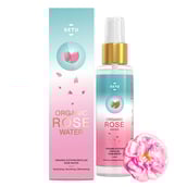 8 - Setu Organic Rose Water,  100 ml  Steam Distilled (Pack of 3) 