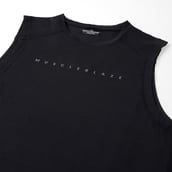 2 - MuscleBlaze Delt Tank,  Midnight Black  Medium