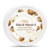 2 - VLCC Shea & Vitamin E Body Butter,  200 g  Ultra Moisture for Dehydrated Skin 