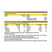 1 - TrueBasics Fish Oil with 1250mg Omega-3 560mg EPA 400mg DHA,  60 capsules 