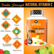 5 - Naturyz Double Strength Natural Vitamin C,  60 tablet(s)  Unflavoured 