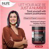 8 - INLIFE Hydrolyzed Collagen Peptides,  0.44 lb  Strawberry Lemon 