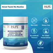 10 - INLIFE Hydrolyzed&nbsp;Fish Collagen Peptides,  200 g  Blueberry 