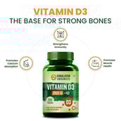 4 - Himalayan Organics Vitamin D3 with K2 2000iu,  120 tablet(s)  Unflavoured 
