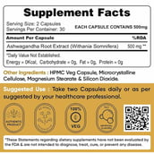 3 - StemRX Ashwagandha,  60 capsules 