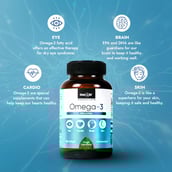 5 - StemRX Omega-3,  60 softgels 